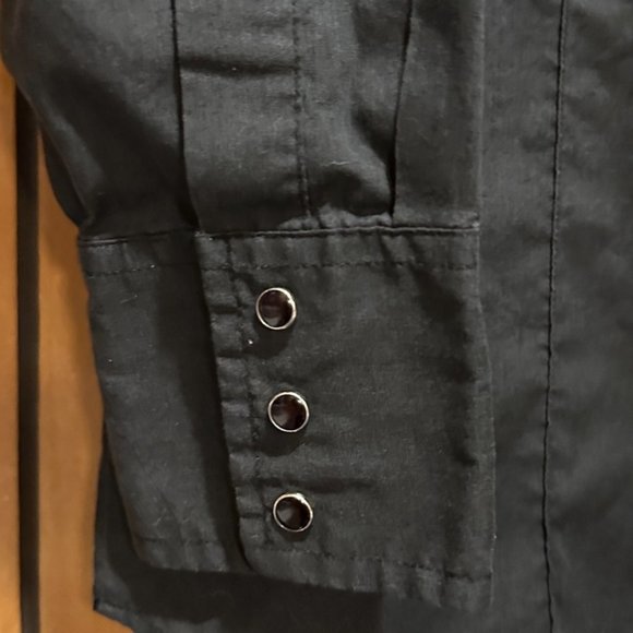 Women's Vintage Ely Cattleman Rhinestone Pearl Snap Shirt - Medium - Picture 2 of 8